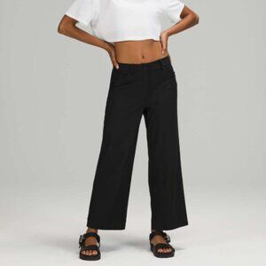 Lululemon City Sleek 5 Pocket Wide-Leg High Rise 7/8 Length Pant Women's Size 32